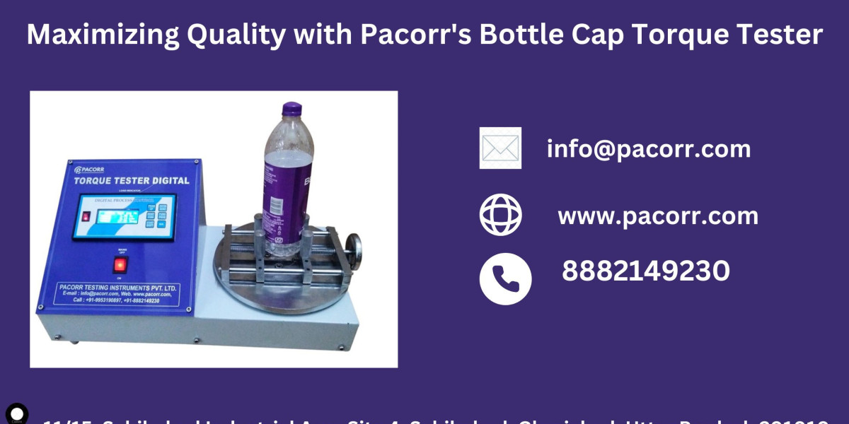 How Pacorr’s Bottle Cap Torque Tester Is Revolutionizing Quality Control in Packaging