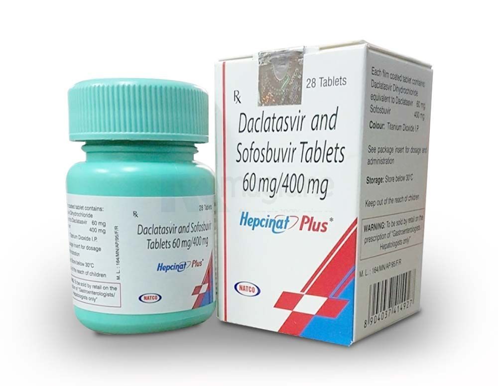 Buy Hepcinat Plus 60mg/400mg Tablet Online: Price Uses, and Side Effects - Magicine Pharma